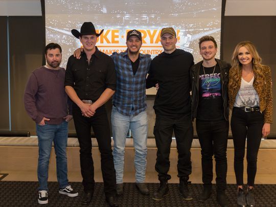 Luke Bryan, Sam Hunt & Jon Pardi at Fenway Park