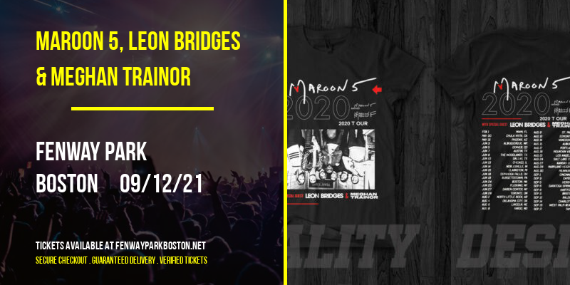 Maroon 5, Leon Bridges & Meghan Trainor at Fenway Park