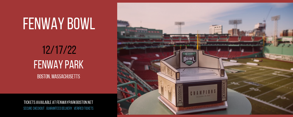 Fenway Bowl at Fenway Park tickets Fenway Bowl at Fenway Park