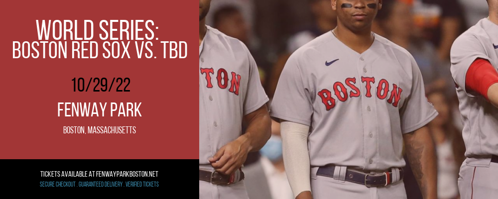 World Series: Boston Red Sox vs. TBD [CANCELLED] at Fenway Park