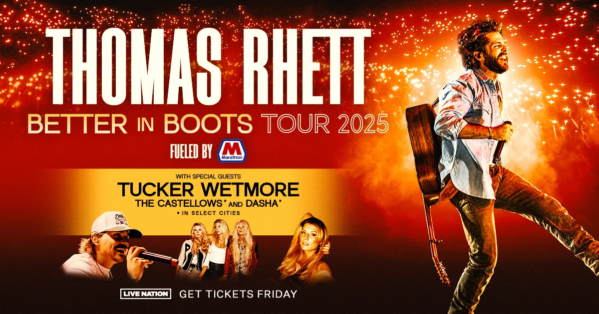 Thomas Rhett, Teddy Swims & Tucker Wetmore