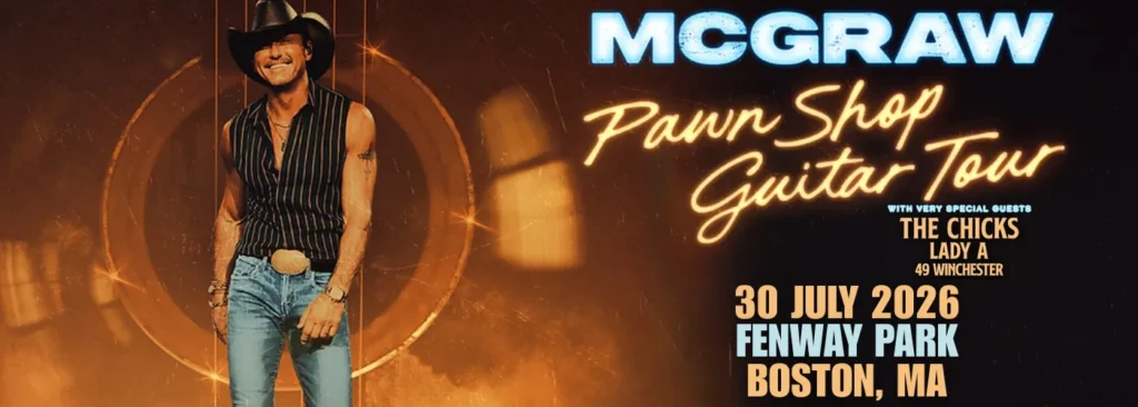 Tim McGraw at Fenway Park