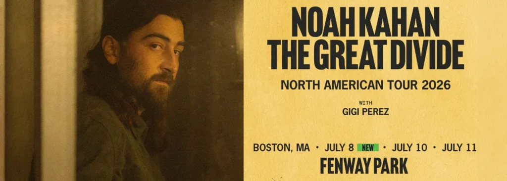 Noah Kahan at Fenway Park